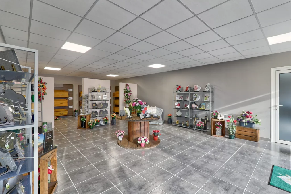 Magasin funéraire de la pompes funèbres auger